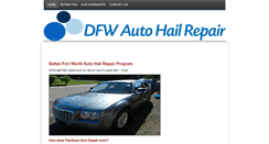 Desktop Screenshot of dfwautohailrepair.com